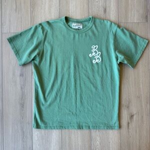 Bogey Boys Green BB Logo Essential Tee Sz M EUC 100% Cotton